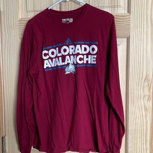 ADIDAS Colorado Avalanche long sleeve tee| Size M | Never worn